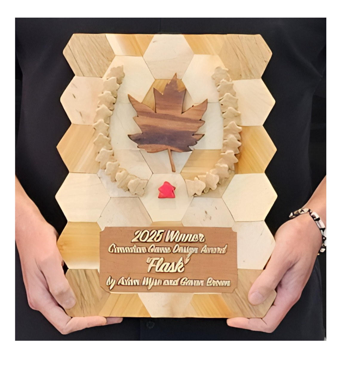 Canadian Game Design Award 2025 Plaque